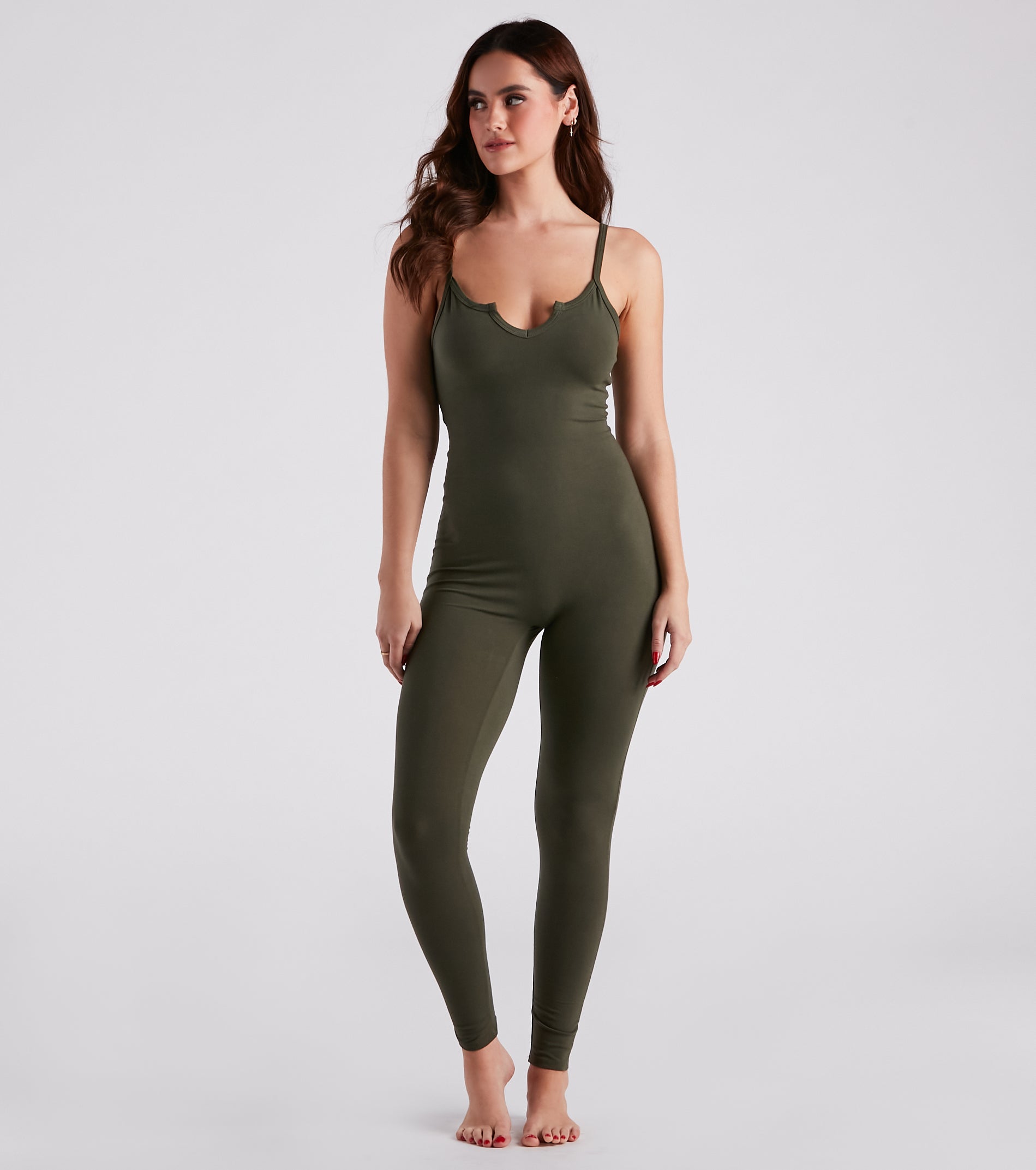 All The Comfy Vibes Sleeveless Catsuit - Image 5