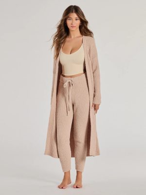 Cozy Layers Chenille Knit Long Sleeve Duster