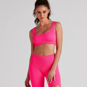 Life Of Leisure Rib Seamless Bra