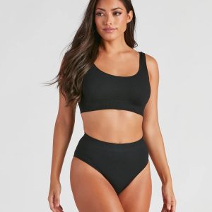 Cozy Cute Girl Bralette And Panty Set