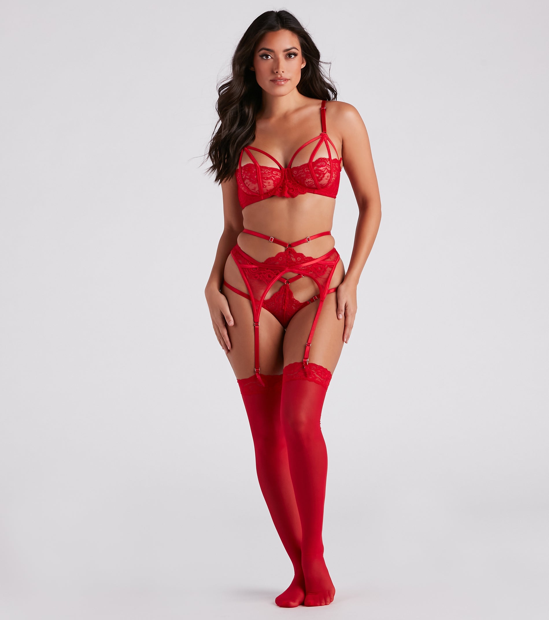 Effortlessly Enticing Lace Lingerie Set - Image 4