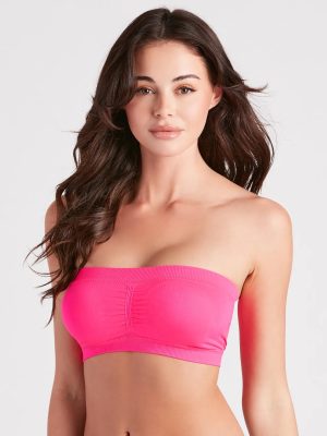 Strapless Ruched Padded Bandeau
