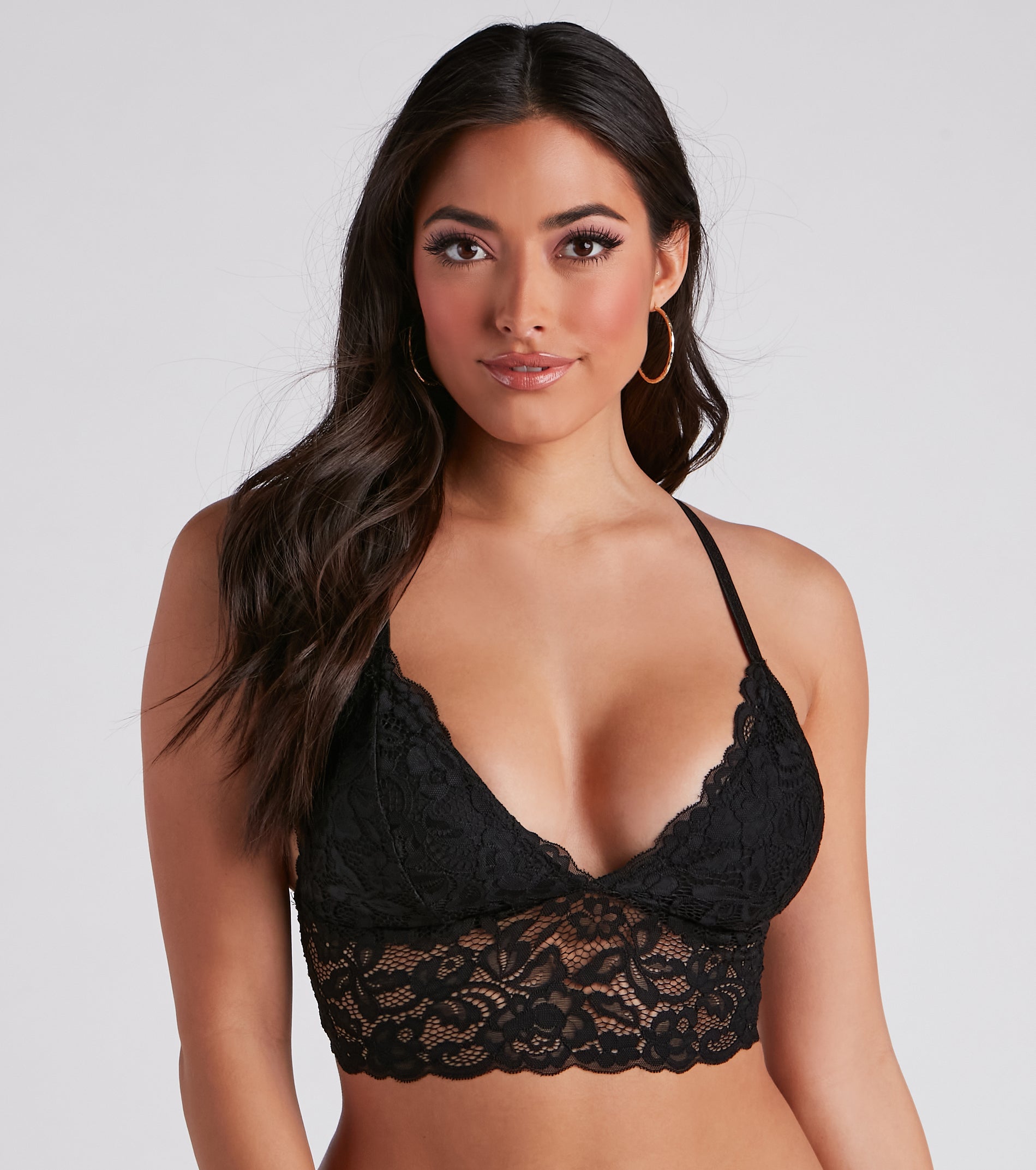 Flirtatious Allure Lace Longline Bra - Image 3