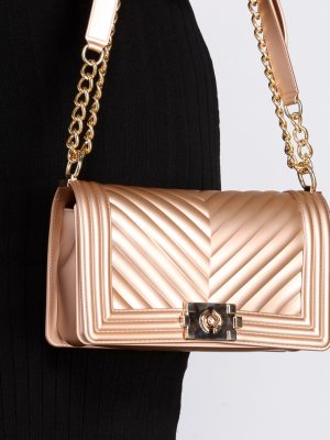 Quilted Jelly Chevron Cross Body