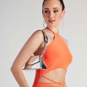 Chrome-Mazing Mini Shoulder Bag