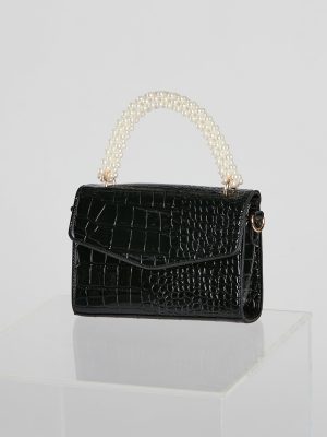 Precious Pearl Handle Crossbody Bag