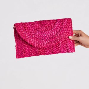 Summer Perfection Straw Clutch