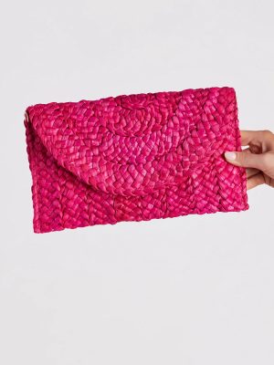 Summer Perfection Straw Clutch