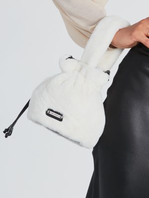 Take Me Uptown Faux Fur Bucket Bag