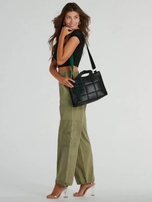 Ready For Anything Puffer Tote Bag