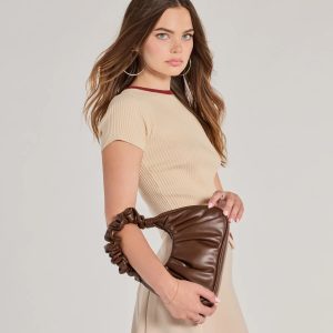 Chic And Tasteful Scrunch Mini Shoulder Bag