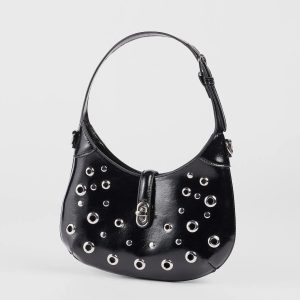 Cool Girl On The Block Studded Shoulder Bag