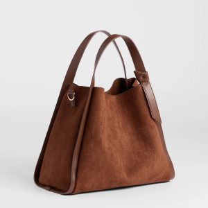 Places To Be Faux Suede Hobo Bag