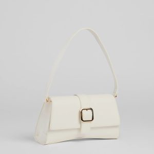 Icon Worthy Buckle Strap Shoulder Bag