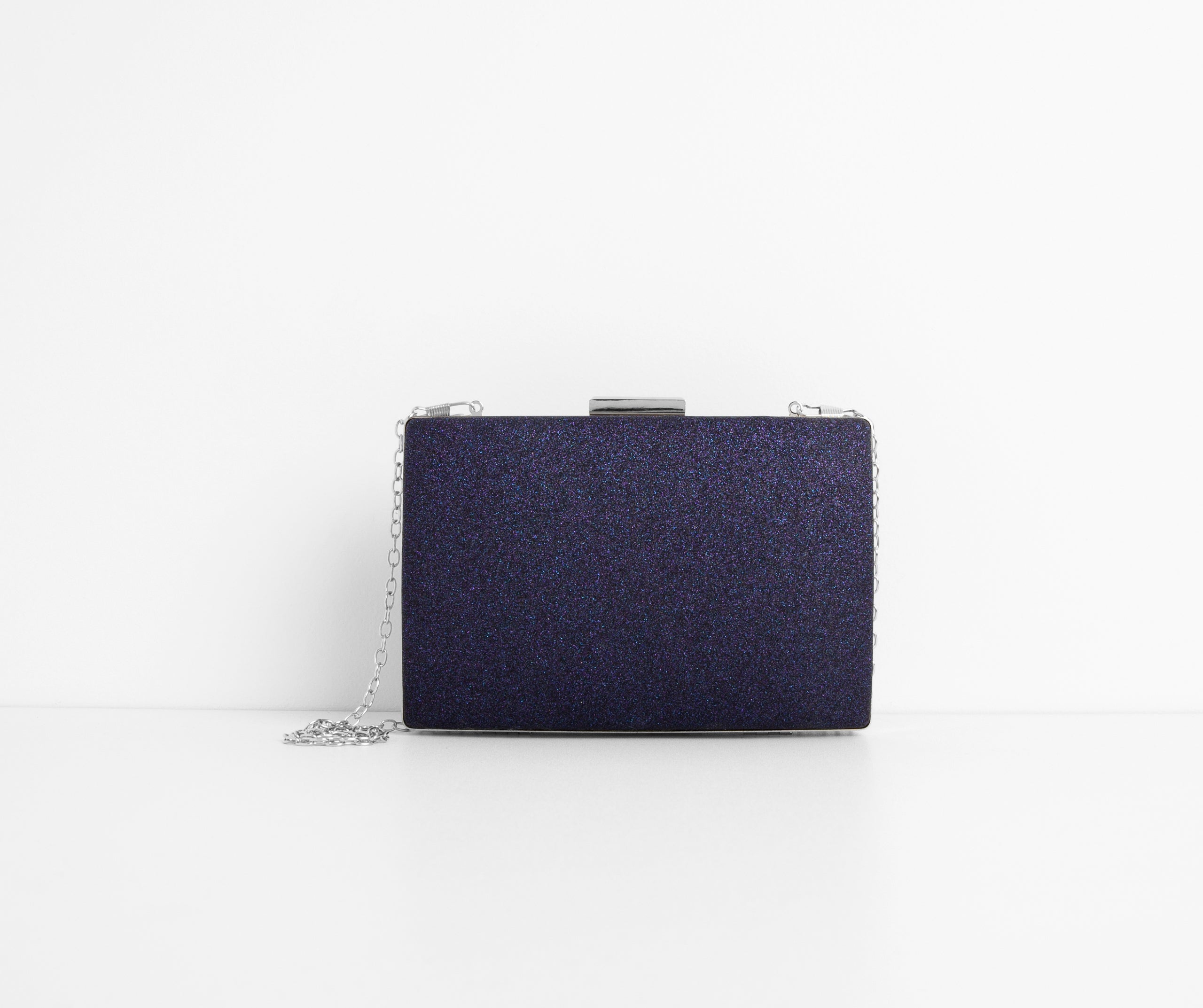 Midnight Wishes Glitter Box Clutch - Image 4