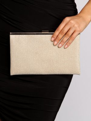 Dusted With Glitter Knit Clutch