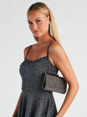 Party-Ready Rhinestone Clutch