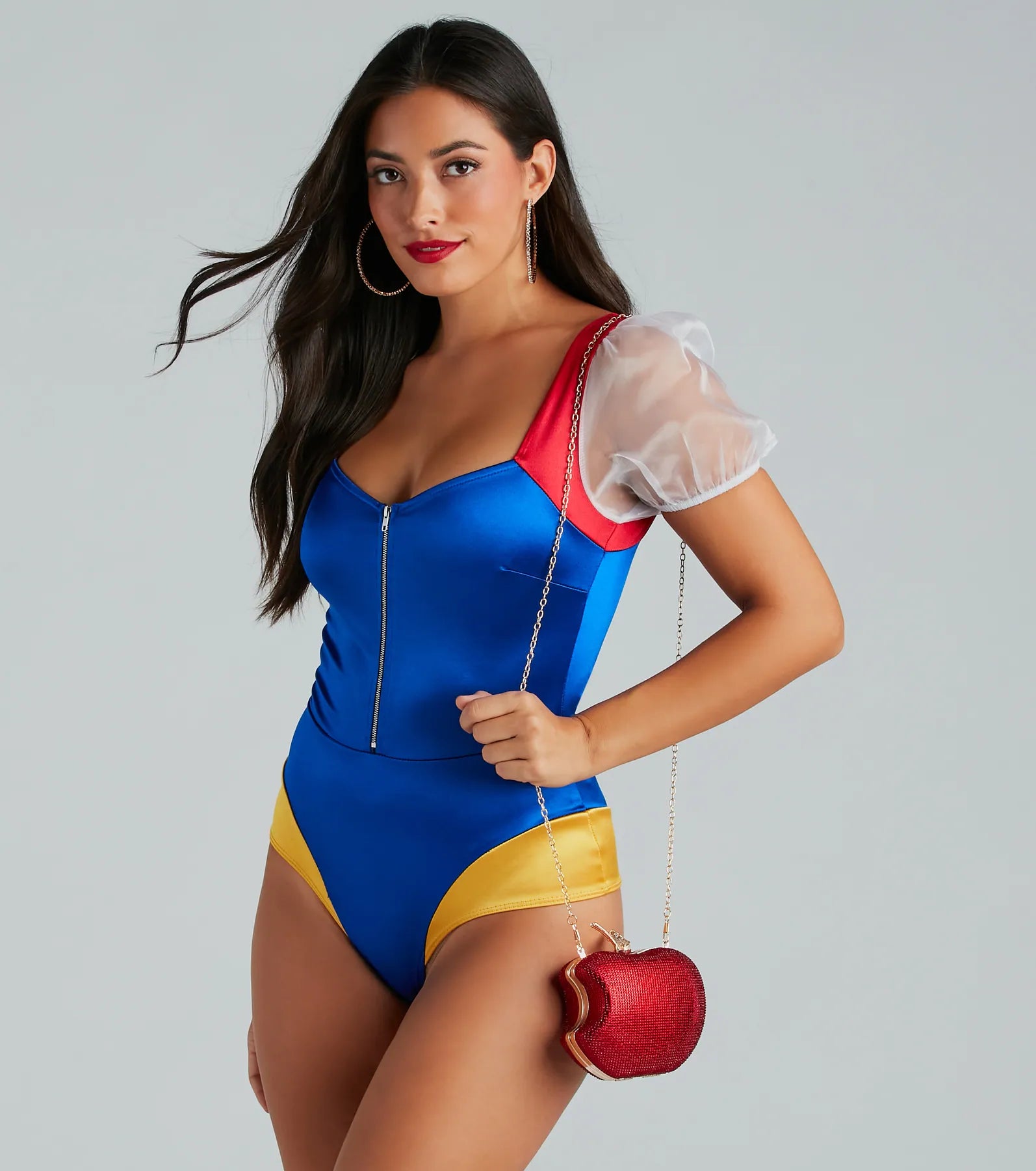 Forbidden Glamour Rhinestone Bitten Apple Clutch - Image 2