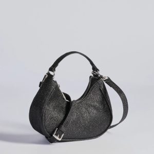 All The Glitz Glitter Mesh Handbag