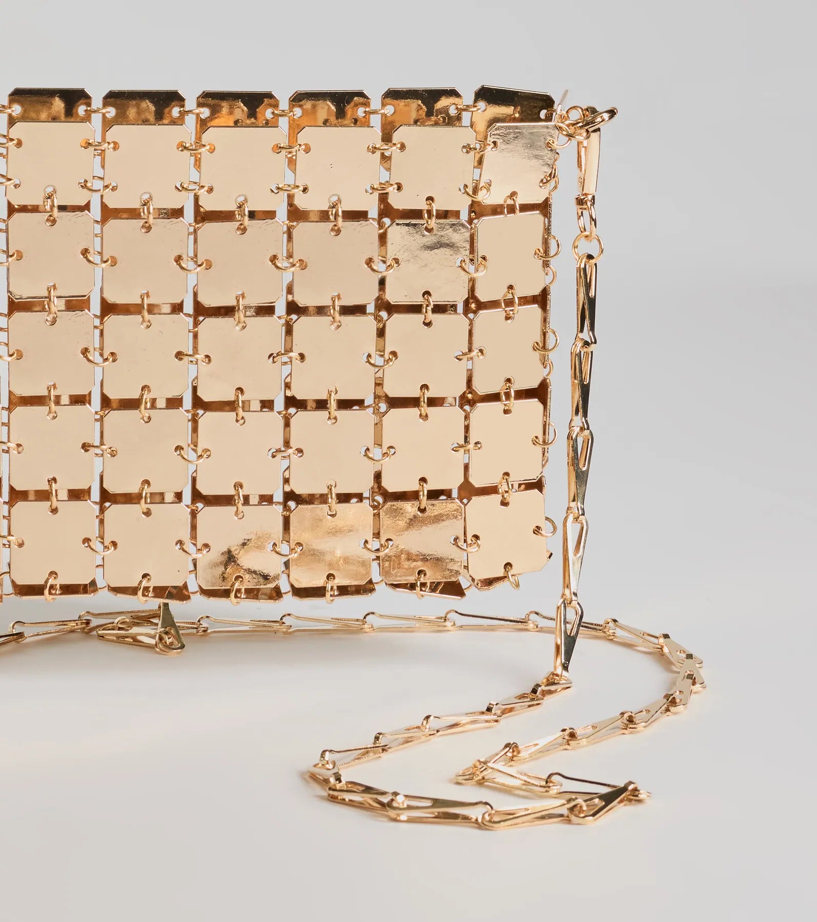 Made The List Square Chainmail Crossbody Bag - Image 2