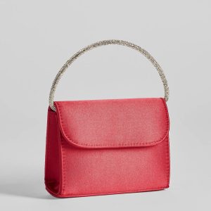 Stylish Endeavor Rhinestone Top Handle Handbag