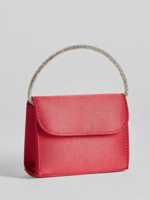 Stylish Endeavor Rhinestone Top Handle Handbag