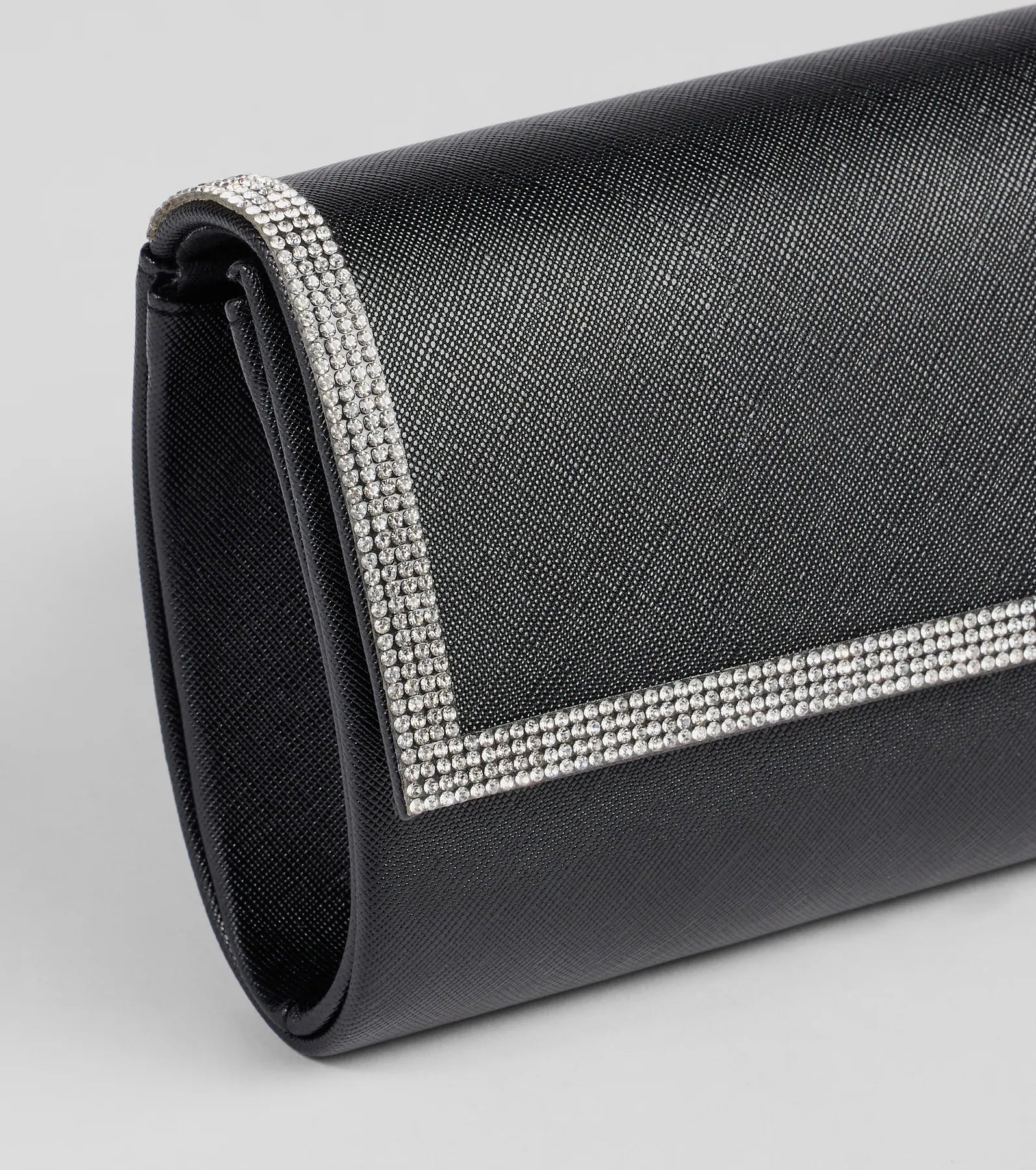 Sparkle Scene Rhinestone Foldover Clutch - Image 4