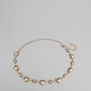 Sweetheart Charm Chain Belt