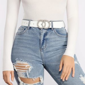 Pretty As A Pearl Double O-Ring Belt