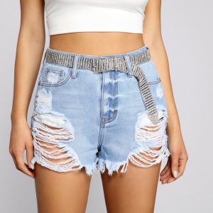 Glamorous Life Rhinestone Statement Belt