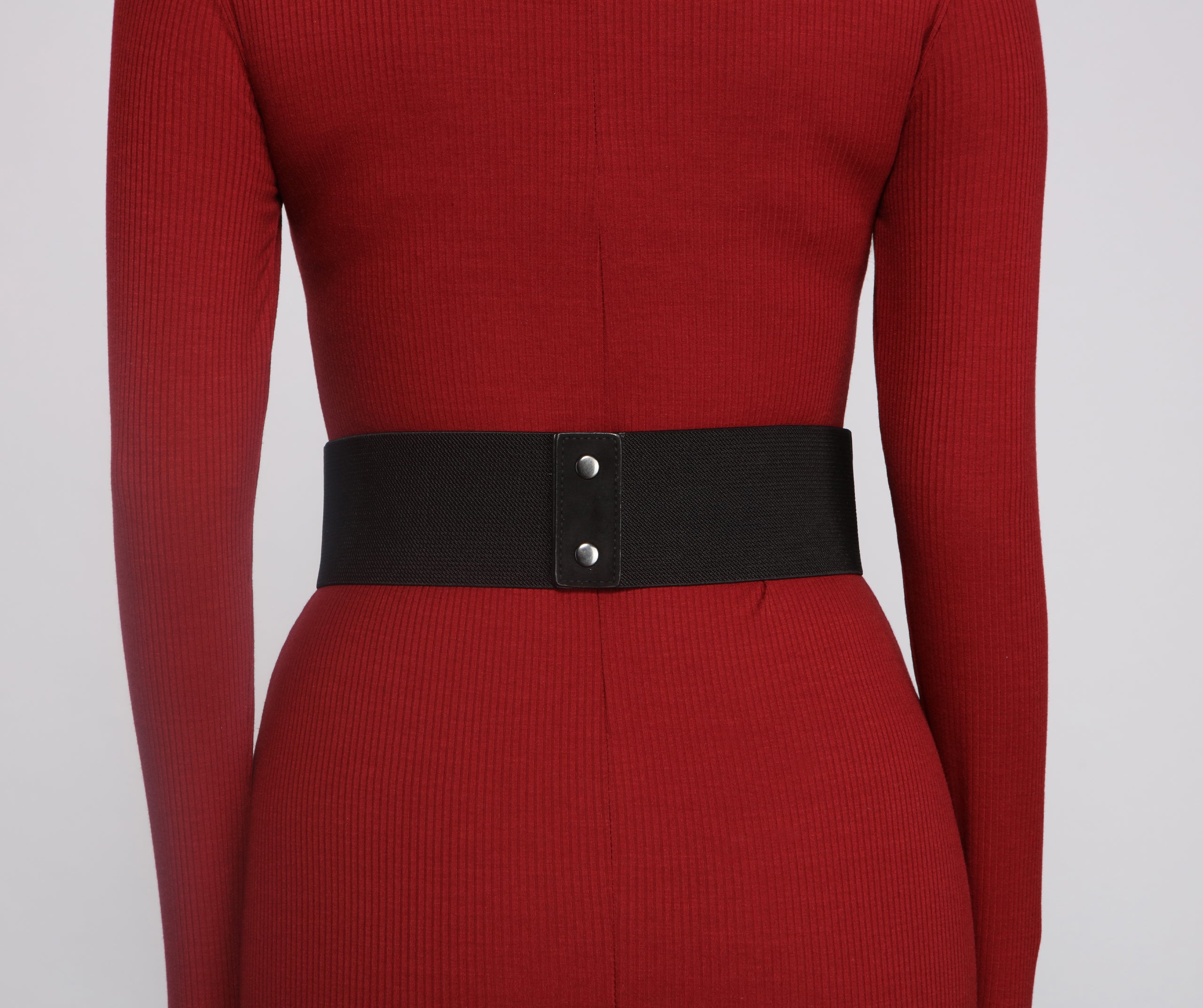 Faux Suede Lace-Up Corset Belt - Image 2