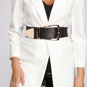 Major Glam Oversized Buckle Belt