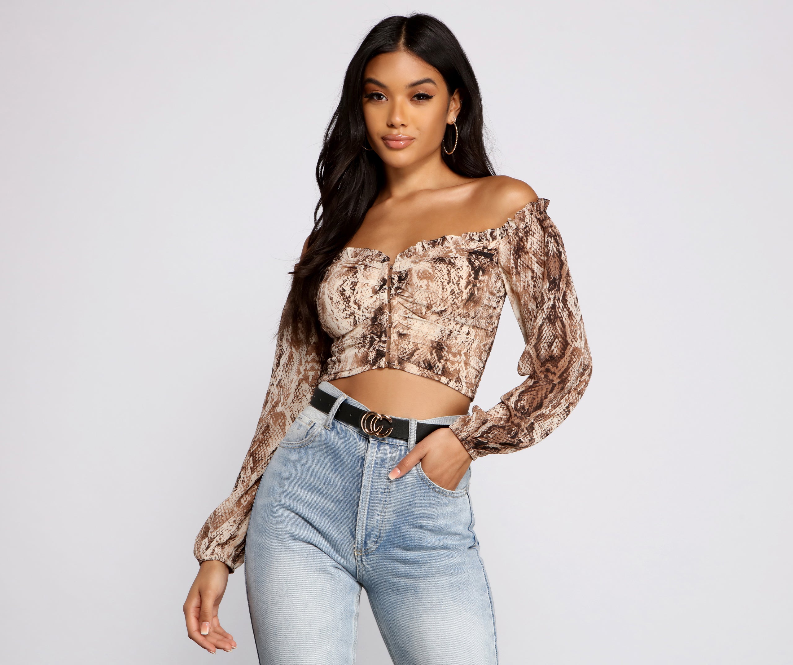 City Chic Faux Leather Belt Twin Pack - Image 3