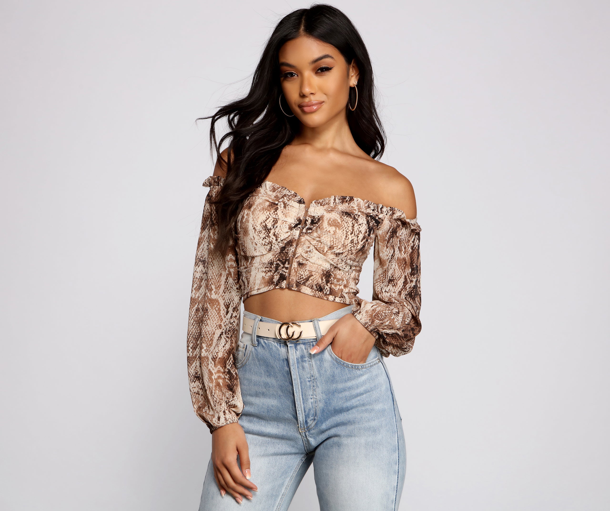 City Chic Faux Leather Belt Twin Pack - Image 4