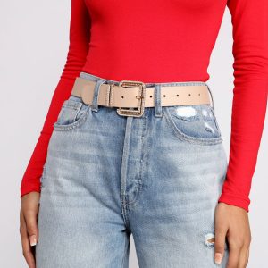 Shine In Rhine Faux Leather Belt
