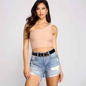 Edgy Glam Double O-Ring Belt