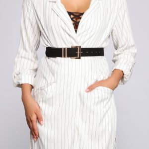 Simple And Chic Faux Leather Belt