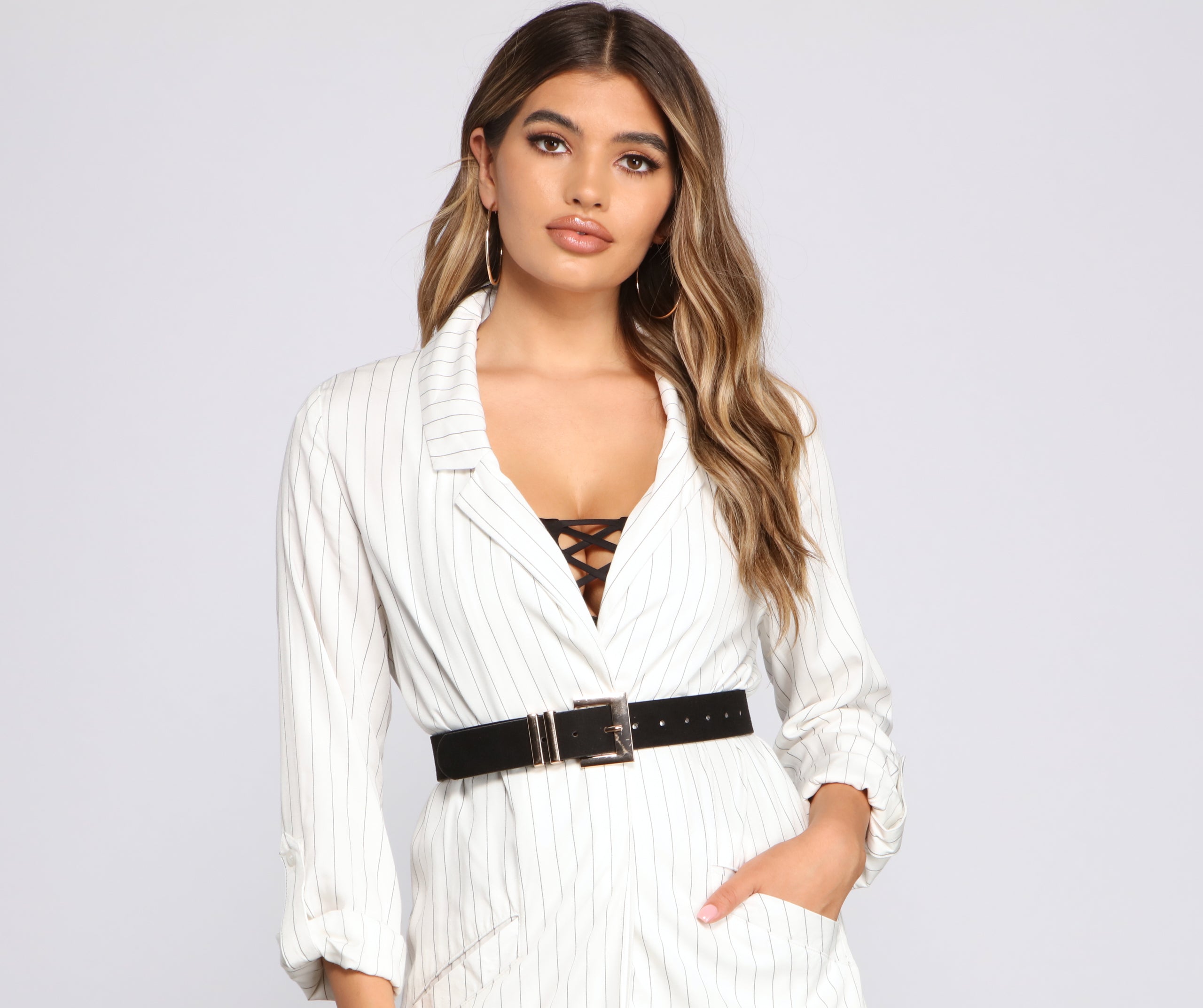 Simple And Chic Faux Leather Belt - Image 2