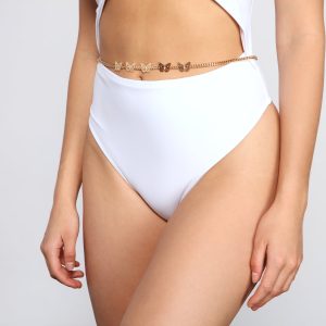 Flutter On Butterfly Charm Belly Chain