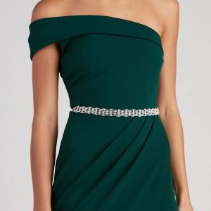 Glitzy And Gorgeous Vibes Rhinestone Belt