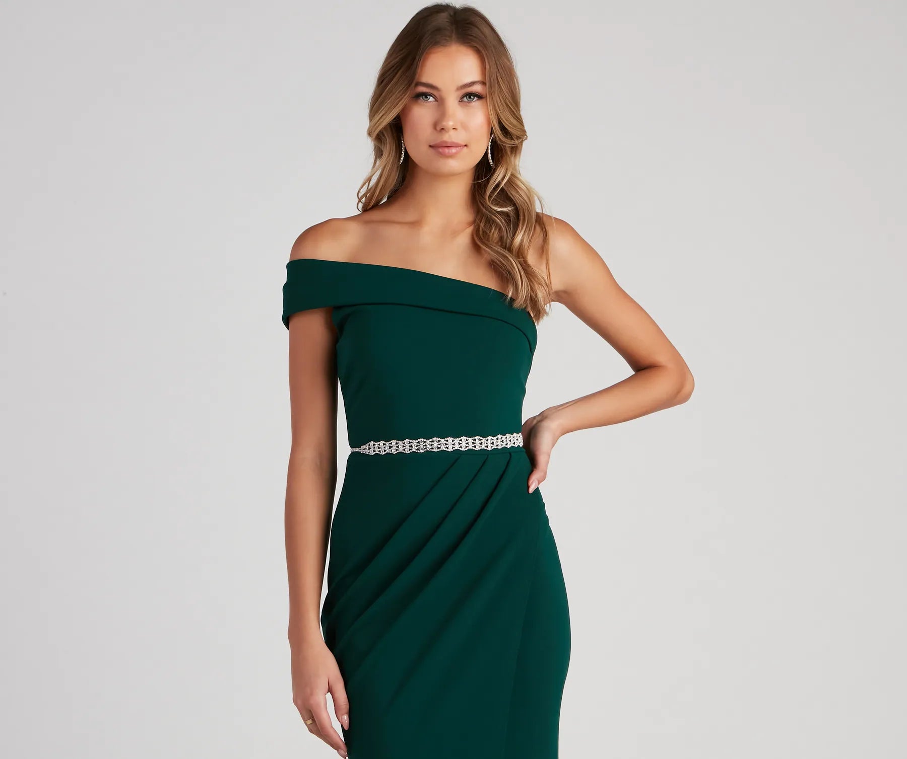 Glitzy And Gorgeous Vibes Rhinestone Belt - Image 2