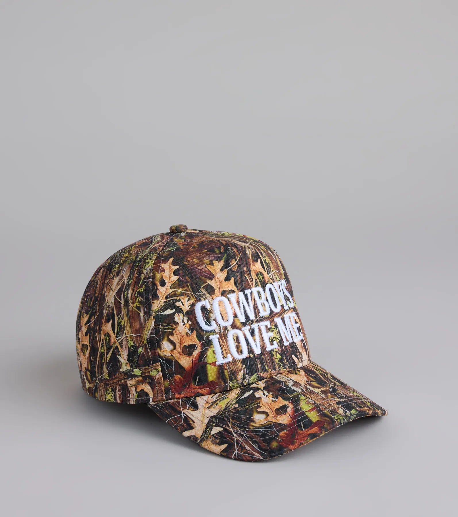 Cowboys Love Me Camo Baseball Cap - Image 2
