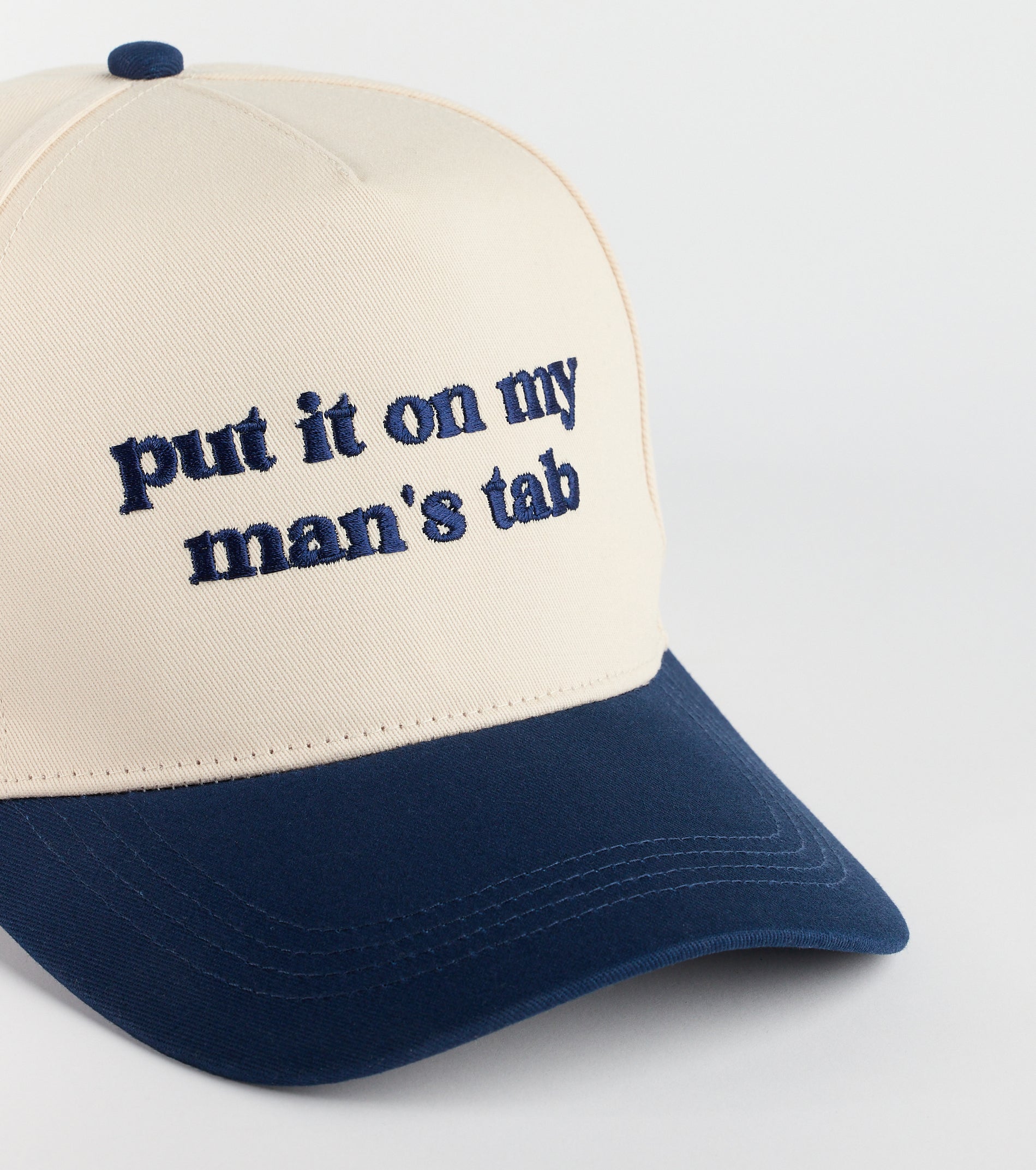 Put It On My Man's Tab Snap Back Cap - Image 3