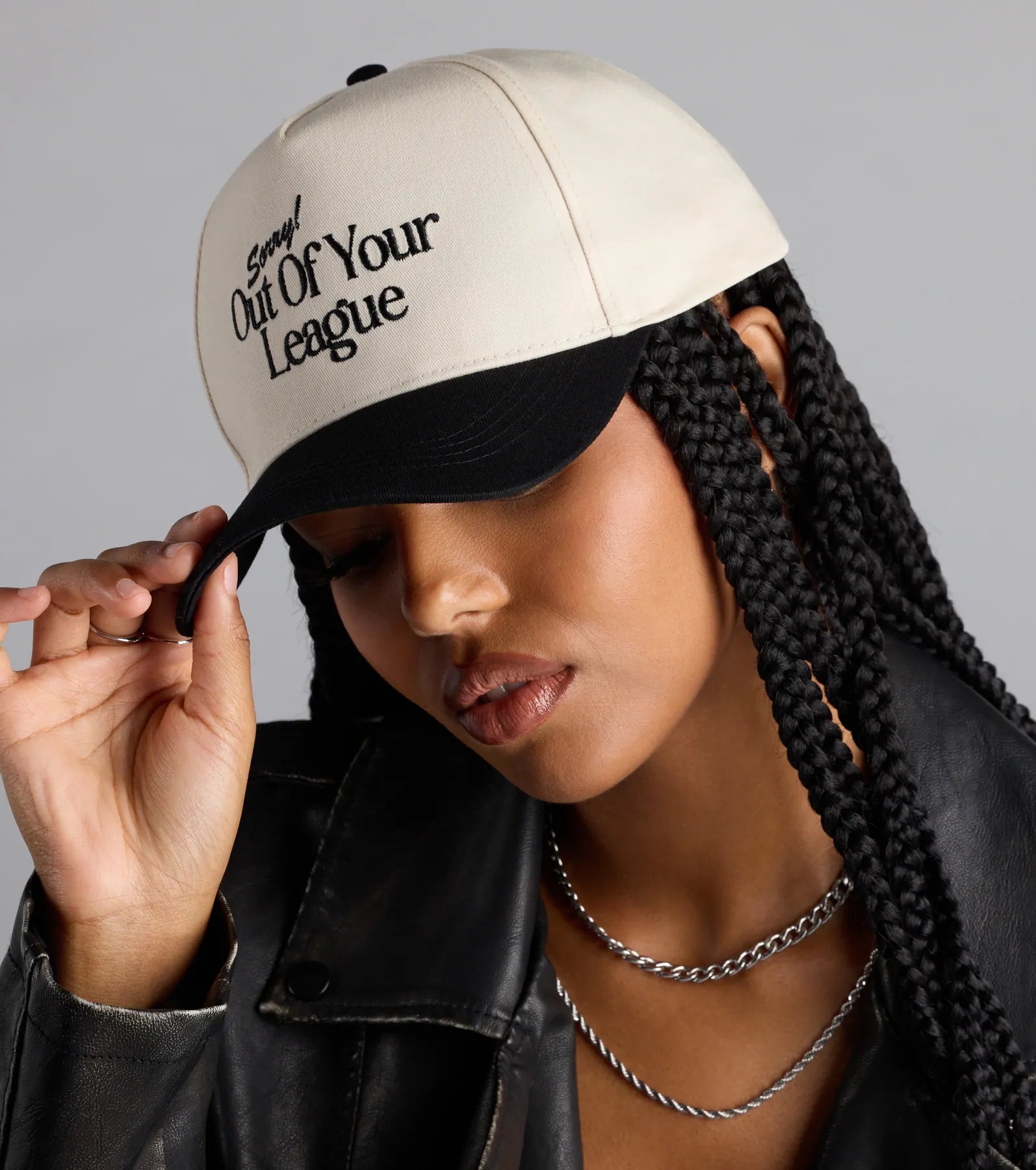 Sorry Out Of Your League Baseball Cap - Image 8