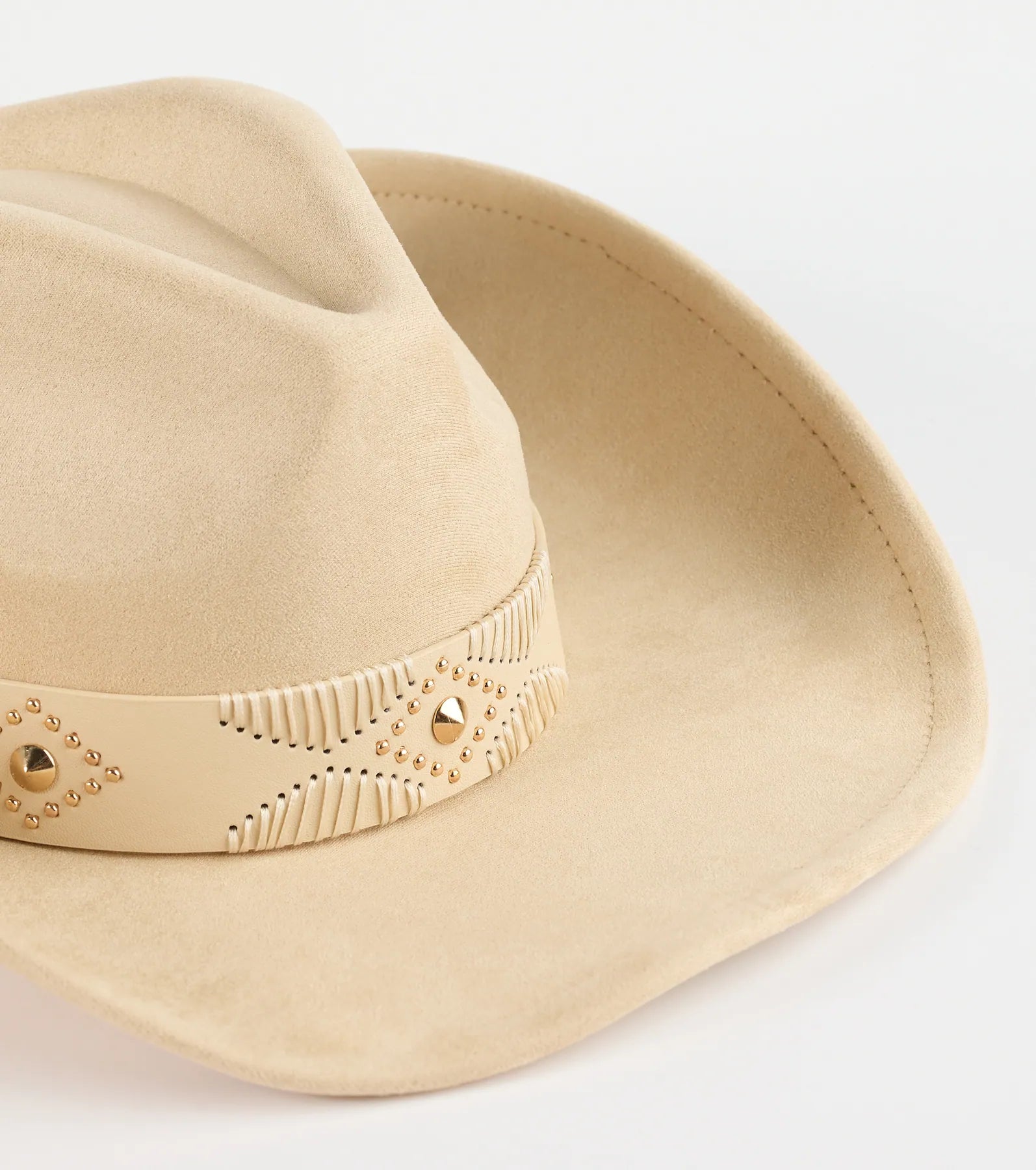Western Adventure Faux Suede Cowboy Hat - Image 2