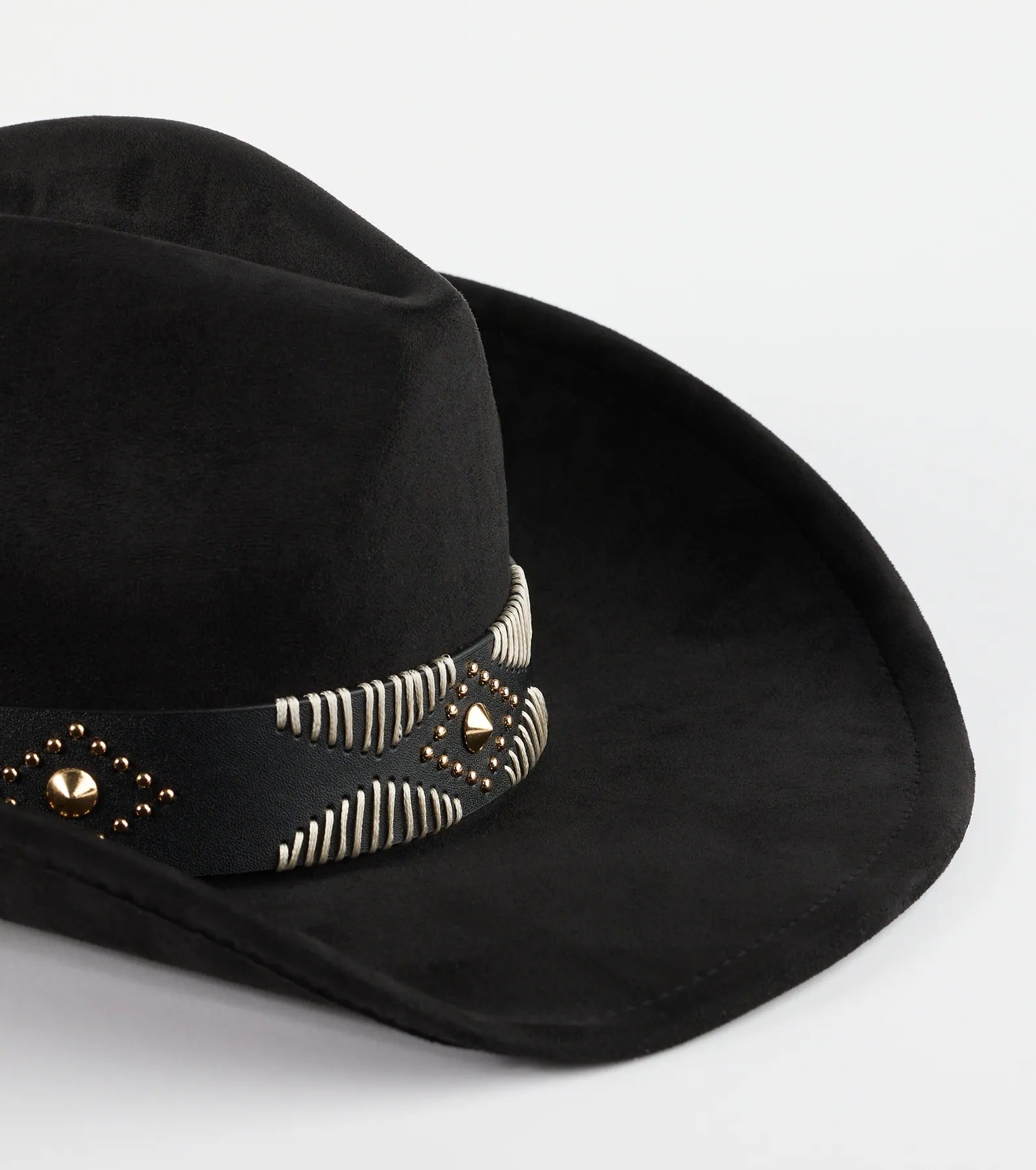 Western Adventure Faux Suede Cowboy Hat - Image 6