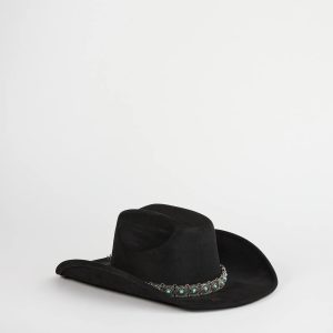 Western Babe Faux Suede Cowboy Hat