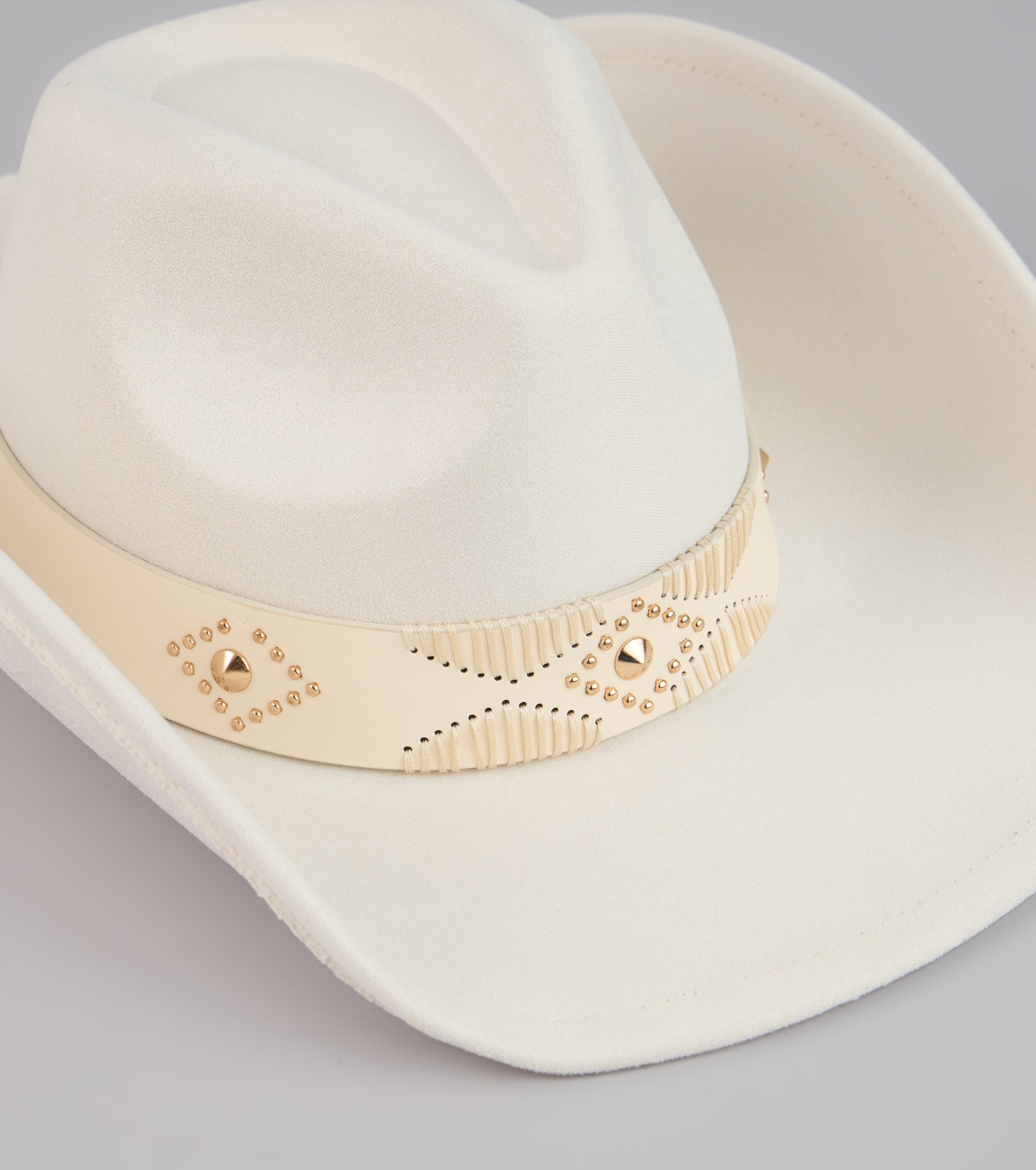 Western Adventure Faux Suede Cowboy Hat - Image 11