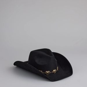 Western Babe Heart Concho Trim Cowboy Hat