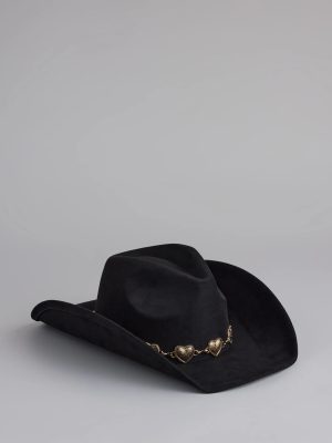 Western Babe Heart Concho Trim Cowboy Hat